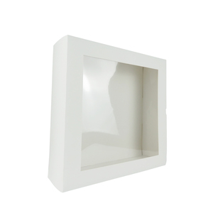 White Cardboard Treat <strong>Box</strong> Flat Packed Drawer <strong>Box</strong> <strong>Display</strong> <strong>Window</strong> <strong>Rectangle</strong> Gift <strong>Box</strong> with clear Lid - Product Image 4