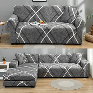 Geométrica elástica sofá capa <span class=keywords><strong>slipcovers</strong></span> L-Shaped canto sofá sofá capa poltrona sofá capa 1/2/3/4 lugares para sala de estar 1pc - Product Image 1