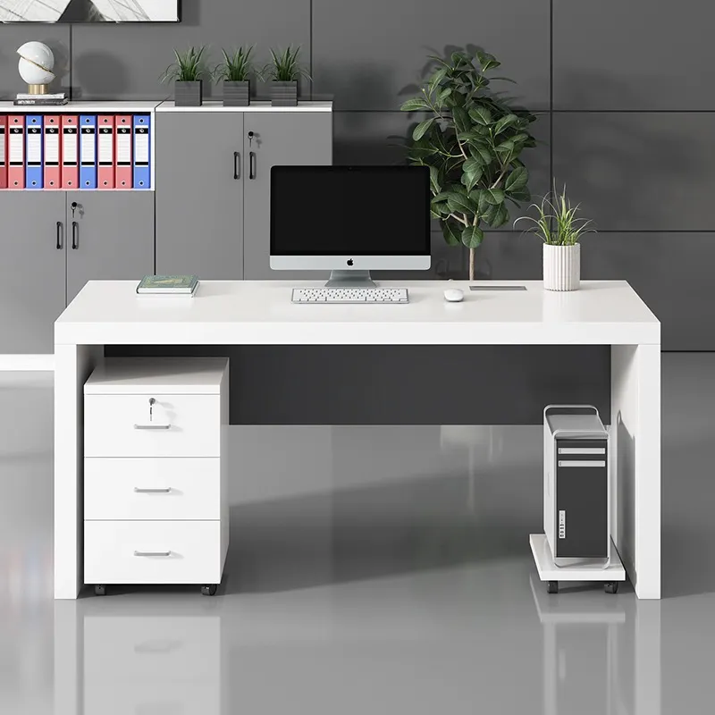 Phổ biến CEO điều hành máy tính bàn melamine gỗ bàn viết bảng bán buôn bàn văn phòng đặt bàn văn phòng với ngăn kéo