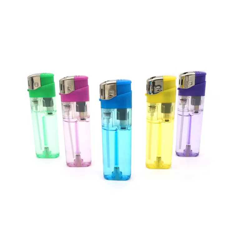 Hot Sale Shaodong Lighter Factory Directly Selling Transparent Lighter Bulk Lighter