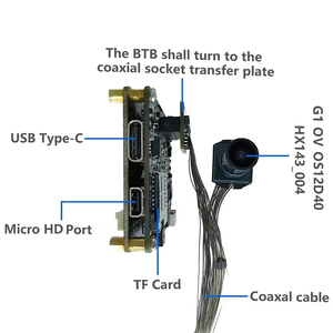 Módulo de cámara pequeño 11MP OS12D40 Módulo de cámara industrial 1/2.49 "Sensor CMOS Módulo de cámara Wifi 4K para visión artificial - Product Image 3