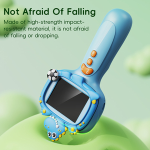 Portatile 8LED serpente 8.5mm fotocamera digitale per bambini carino dinosauro modello endoscopio Borescope CMOS H.265 simpatico giocattolo per bambini - Product Image 2