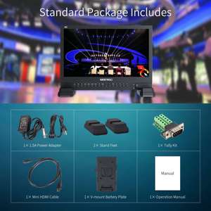 SEETEC 4K156-9HSD 15.6英寸专业级4K，带3g高清SD SDI输入，用于工作室和现场使用高清广播监视器 - Product Image 6