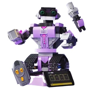 PG-13012 Kinder pädagogische Baustein Set technische elektrische APP Programmierung verfolgt Fahrzeug Ziegel Kunststoff Modell Spielzeug - Product Image 5