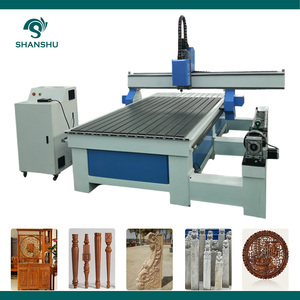 Venta al por mayor 1325 de madera CNC Router Machine Kit Single Spindle Custom 1300*2500 tamaño mesa de vacío superficie NC Studio Mach3 Control - Product Image 2