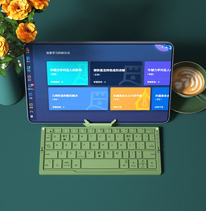 PCTENK XK87B Mini Folding <strong>Keyboard</strong> Bluetooth Wireless <strong>Keyboard</strong> Foldable Keypad for Laptop Windows <strong>Android</strong> Ios Tablet ipad Phone - Product Image 5