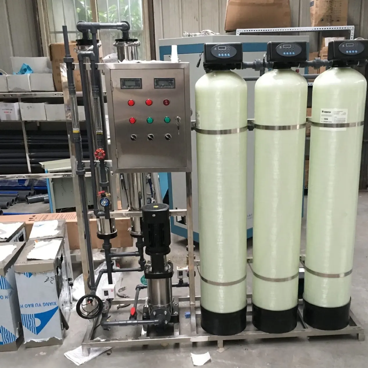 500L/hora 100L/hora 5 filtro waters1000 HPB (botella por hora) pequeña unidad para la producción de mineral de filtración de agua por cuarzo y carbón activo