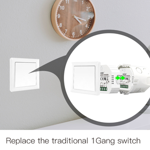Nessun relè modulo interruttore luce intelligente filo neutro Hub Zigbee necessario 2/3way MOES interruttore Tuya Smartlife telecomando Wireless - Product Image 2