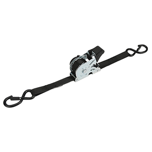 25mm tự rút lại Tie xuống dây đai tự động có thể thu vào Ratchet dây đeo buộc dây đeo với đôi móc kháng - Product Image 1