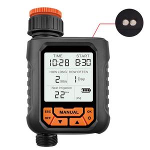 Timer acqua esterna per irrigatore 1 presa grande schermo LCD Timer di irrigazione programmabile per giardino manuale prato - Product Image 1