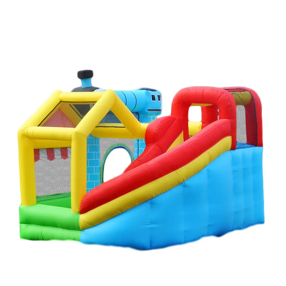 Castello gonfiabile personalizzato per bambini trampolino gonfiabile scivolo combinazione casa modellazione castello gonfiabile
