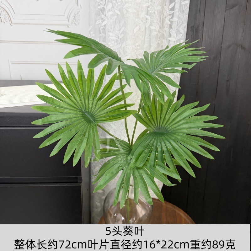Feuilles de palmier à 5 fourches