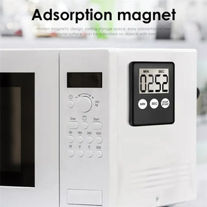 Schermo digitale LCD da cucina Timer da cucina quadrato Count Up conto alla rovescia sveglia con magnete - Product Image 5