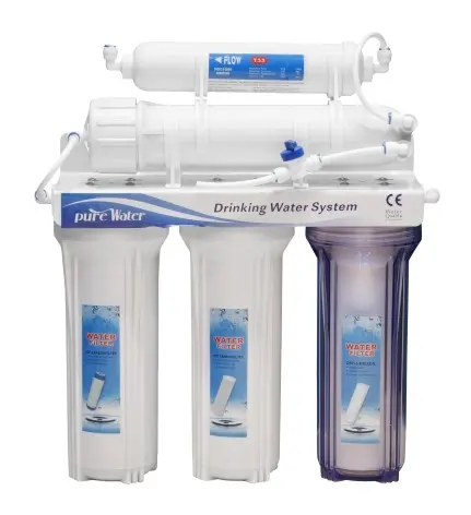 Sistemas domésticos de 5 etapas debajo del fregadero UF filtro de agua para uso doméstico