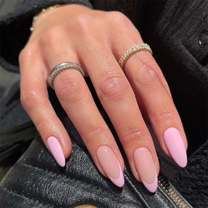 Senboma สีทึบสีผิวเล็บปลอมซอฟท์เจลร้านทําเล็บมืออาชีพเล็บปลอมเคล็ดลับ - Product Image 4