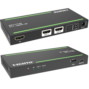 48Gbps <strong>hdmi</strong> <strong>2</strong>.<strong>1</strong> <strong>splitter</strong> 4k 120hz 8k 60hz <strong>1</strong> in <strong>2</strong> out optics Support audio de-embedding function for home theatre system