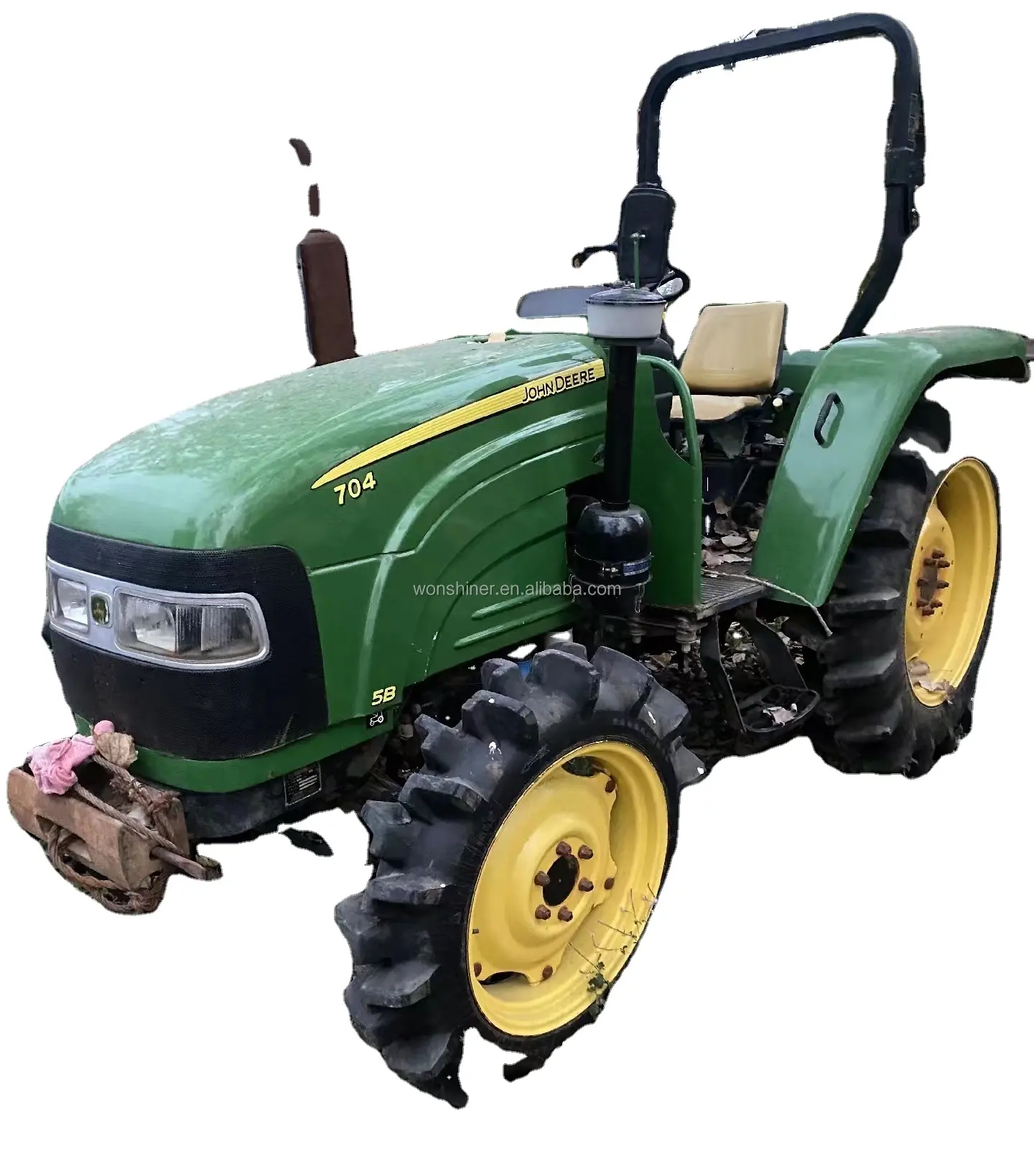 Tracteurs agricoles d'occasion J Deere 4X4WD matériel agricole mini tracteur compact tracteur de verger chargeur frontal 1-2 unités