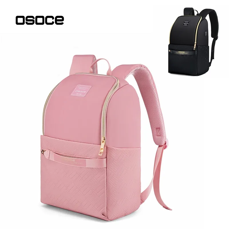 OSOCE S155 commercio all'ingrosso commercio impermeabile borse per Laptop fornitore di viaggi di scuola per donne e uomini zaino in poliestere moda Unisex