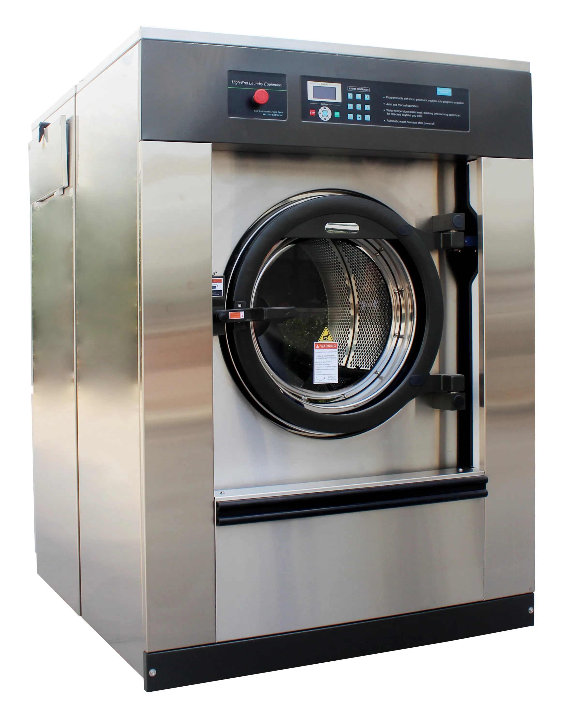 Mesin cuci Laundry ekstraktor 40Kg untuk Hotel OPL On Premise Laundry mesin cuci Stainless Steel