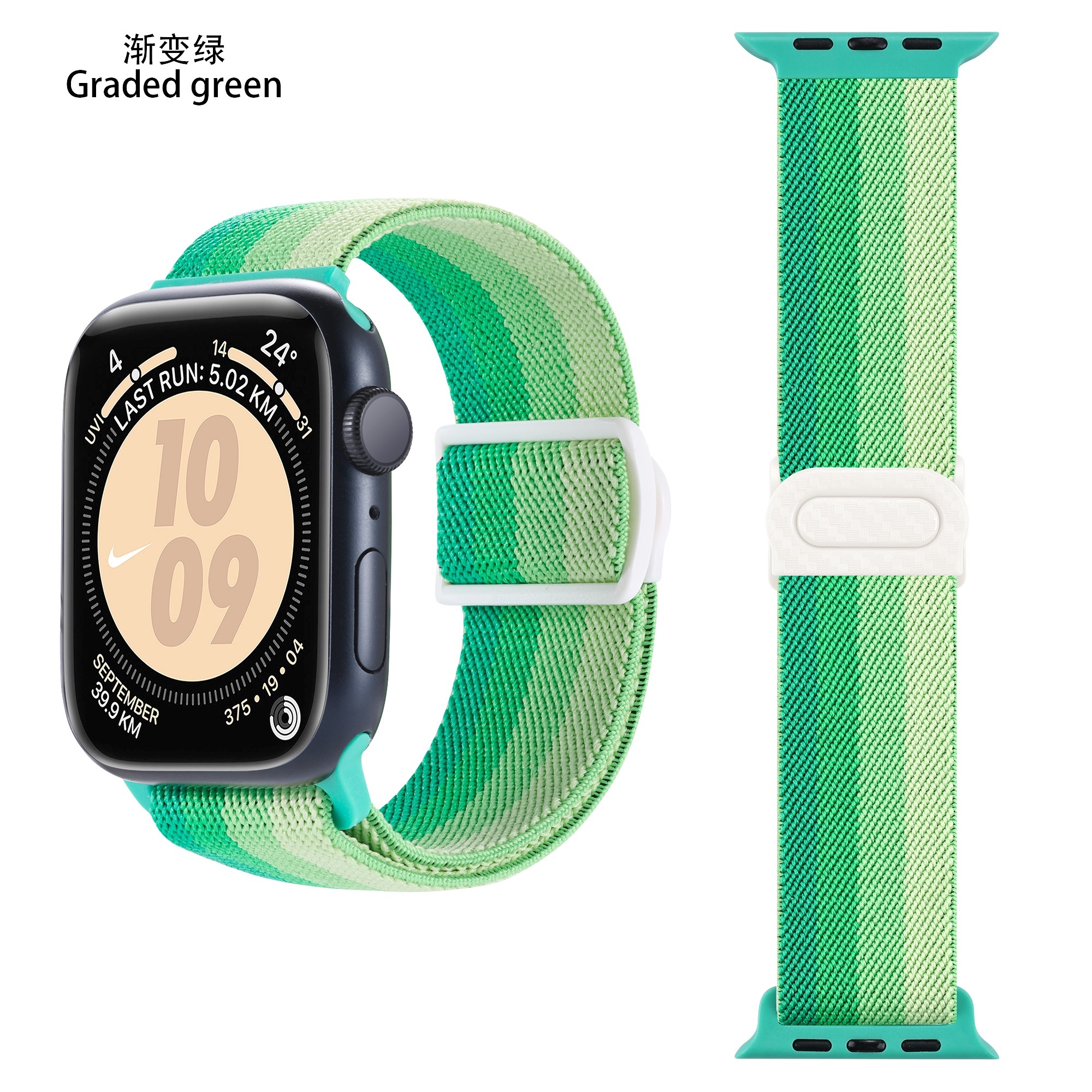 14 # Gradiente verde