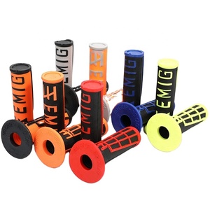 Cqhzj Chất lượng cao xử lý MX Grip emig Grip cho để klx CRF xe máy Dirt Pit xe đạp cao su tay lái protape Grips - Product Image 1