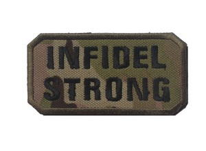 <span class=keywords><strong>Infidel</strong></span> <span class=keywords><strong>infidel</strong></span> (một người không tin cùng tôn giáo một người khác) thêu cho miếng vá cánh tay-PU thân thiện với môi trường - Product Image 3