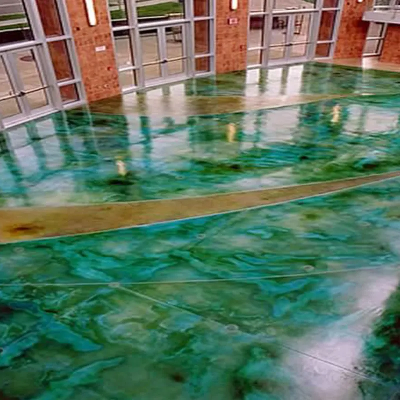 Huỳnh quang kim loại công nghiệp hội thảo tầng bán buôn lớp phủ tự san lấp mặt bằng Epoxy sơn sàn