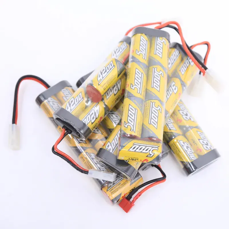 8.4V 4500mAh 5000mAh NiMH बैटरी पैक रिचार्जेबल बैटरी के लिए आर सी कार टैंक राक्षस