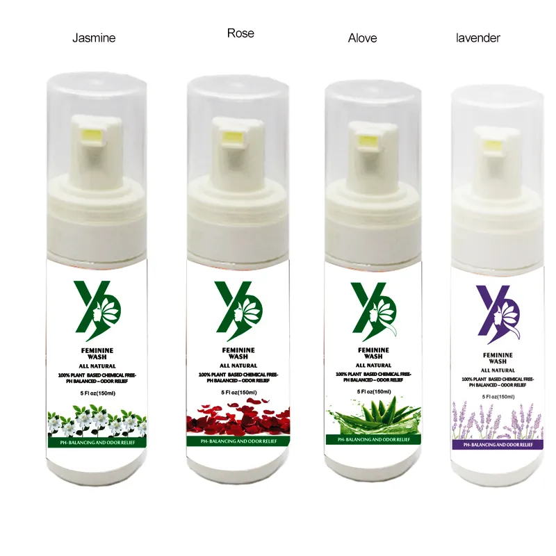 Feminine hygiene wholesale yoni products herb femine wash vagina natural private label yoni foam wash