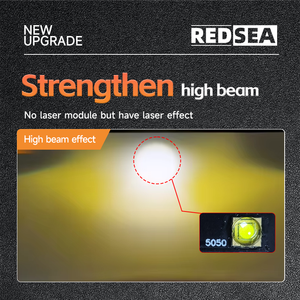 Redsea F20 Auto <strong>LED</strong> Fog Lamps <strong>40w</strong> 3000K 2 Inch Bi <strong>LED</strong> Projector Lens 12V <strong>24V</strong> Driving Light Fog Light for Universal Type - Product Image 4