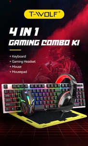 TF RGB Nuevo juego de teclado y ratón para juegos combos computadora portátil de escritorio juego de teclado y ratón LED con cable - Product Image 4