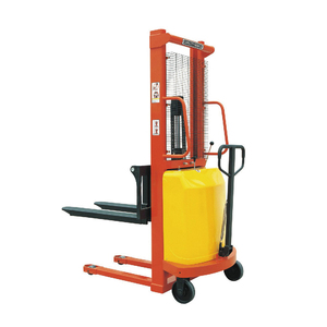 Lager halbautomati scher elektrisch angetriebener Gabel stapler 1,5 Tonnen 3Meter halbe lekt rischer Paletten stapler für den Material transport - Product Image 1