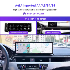 Reproductor estéreo de navegación GPS de 14,9 pulgadas para Audi A6 2016 2017 2018 Android Carplay reproductor Multimedia - Product Image 3