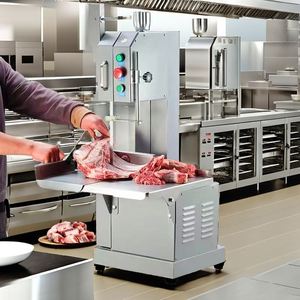 F280A Fleisch gefrorener Säge schneider Vertikaler elektrischer Knochen metzger Maschine Rindfleisch Restaurant Verwenden Sie Kern motor komponente Neue Fleisch verarbeitung - Product Image 2