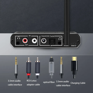 D09 DAC 5,0 Bluetooth receptor amplificador USB inalámbrico 2 en 1 TV ordenador transmisor inalámbrico convertidor digital a analógico - Product Image 3