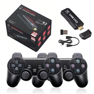 X2クロスボーダー4K HD PSPホームTVゲームX2 GD10ダブルワイヤレスアーケードシミュレーターコントローラーFC GBフォーマットゲームNES中古機能