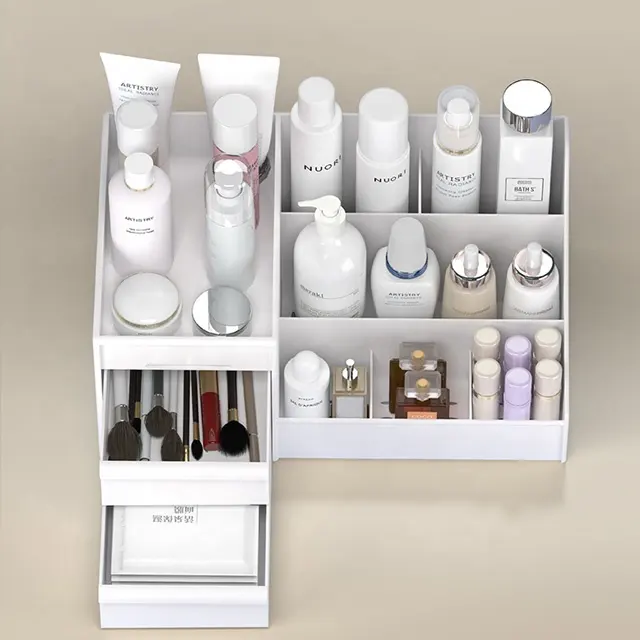 Fırça tutucu kutusu ve tırnak çanta plastik saklama kutuları & amp kutuları kozmetik makyaj tuvalet takı cilt bakımı güzellik organizatör