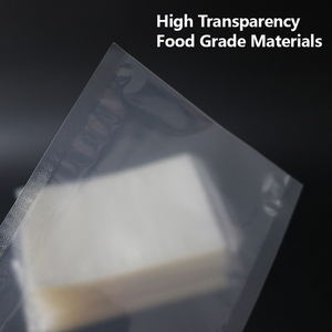 可打印定制透明聚乙烯真空储物袋尼龙塑料袋真空厨房小冷冻食品包装袋包装袋
