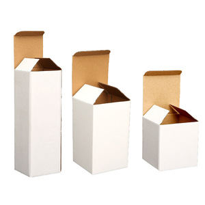 Weißes Quadrat und rechteckiger Karton Verpackungs schachtel Kleine Schachteln Kosmetische Hautpflege Geschenk box extra hart auf Lager mit hoher Qualität