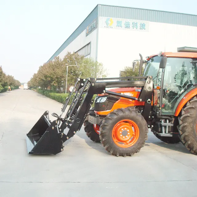 Front end loader per L'agricoltura trattore DQ 754,75 hp 4WD trattori agricoltura attrezzature