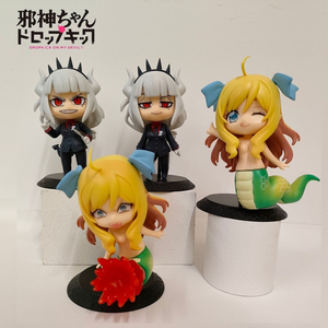 Ymj 4 cái/bộ dropkick On My Devil Anime nhân vật jashin-chan Merlin ritsuka Mash Gilgamesh mini đồ chơi hoạt hình dễ thương 10cm - Product Image 2