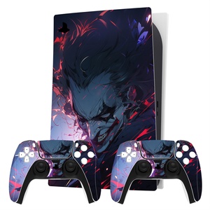 Özelleştirilmiş desen Sticker vinil Wrap çıkartması kapak ps5 konsolu disk baskı için tam Set cilt çıkartması - Product Image 2