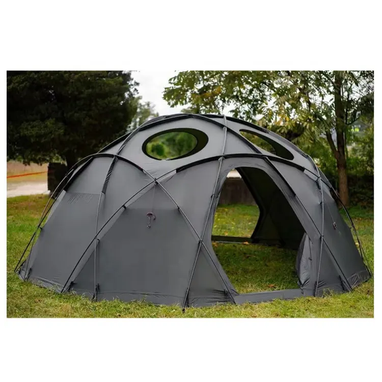 Черное покрытие полусфера стиль купол эконом-палатка для кемпинга