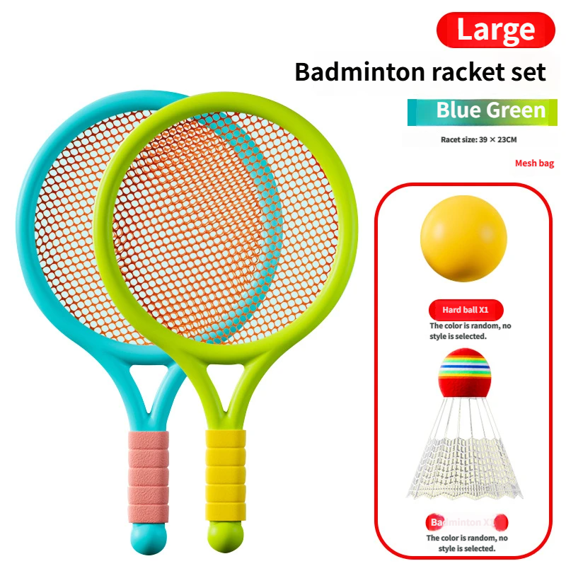 Sac filet pour raquette de badminton, vert bleu-2, 246g