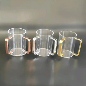 Fabrika Judaica yahudi Lucite yıkama fincan iki kolları ile yahudi yıkama fincan yahudi hediye - Product Image 5