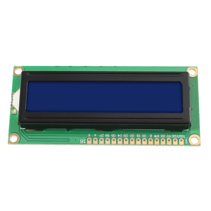 LCD1602 1602 Module Blue Green Screen 16x2 Character <strong>LCD</strong> Display Module HD44780 Controller Blue Black Light for <strong>Arduino</strong>