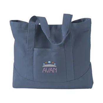 Promotional Anti Authentic Pigment-Dyed Canvas Tote Bag