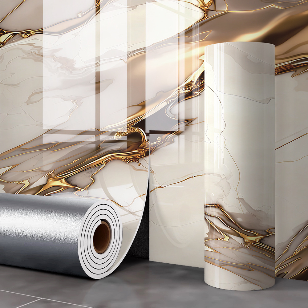 Plain paper with gold ink-xcst006-120cm wide3m long