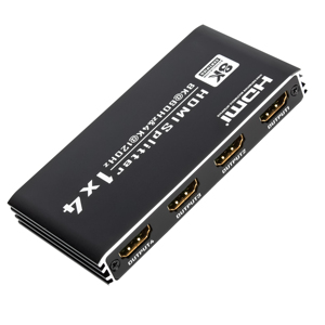 Divisor 8K HDMI de 4 puertos, 1 entrada y 4 salidas, duplicador de divisor de vídeo HDMI2.1 con HDCP2.3 para pantalla de 4 monitores, compatibilidad con Xbox PS4 - Product Image 5