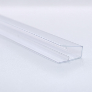 OEM <strong>PVC</strong> Profiles <strong>PVC</strong> Soft and Hard U Shape Clear Plastic Channel <strong>PVC</strong> Plastic Profile Sample Available